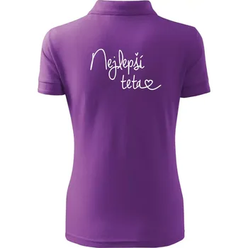 Nejlepší teta - Polokošile dámská Pique Polo - M ( Fialová )