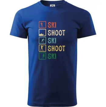 Biatlon ski shoot ski - Triko extra velké (5-8XL) - 7XL ( Královská modrá )
