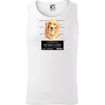 Lump a darebák zlatý retrívr - Tílko pánské Core - 2XL ( Bílá )