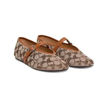 Dámská obuv Baleríny Coach Mary Jane CBP01 Hnědá 40