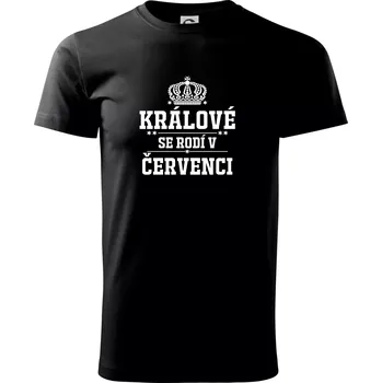 Králové se rodí v červenci - Triko extra velké (5-8XL) - 6XL ( Černá )