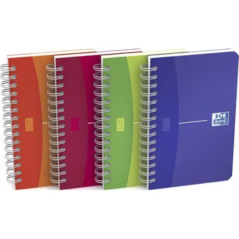 Notes A6 Oxford červený, fialový, oranžový, zelený