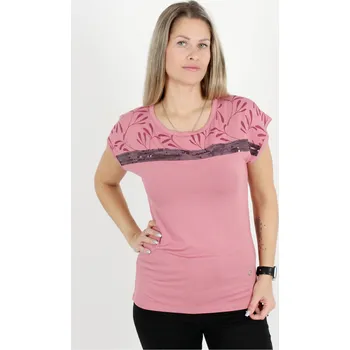 Dámské tričko Dámské triko KIXMI ROSELLA TMAVĚ RŮŽOVÁ S