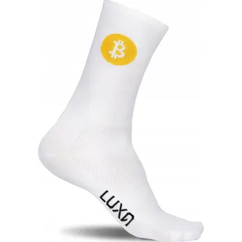 Pánské ponožky Cyklistické Ponožky LUXA Bitcoin 36-41
