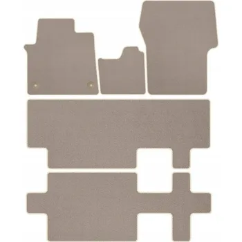 autokoberec Velurové autokoberce Edecor, sada 5 kusů