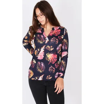 Dámské triko KIXMI RONDA TMAVĚ MODRÁ XS