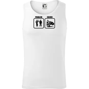 Problem quad / čtyřkolka - Tílko pánské Core - L ( Bílá )