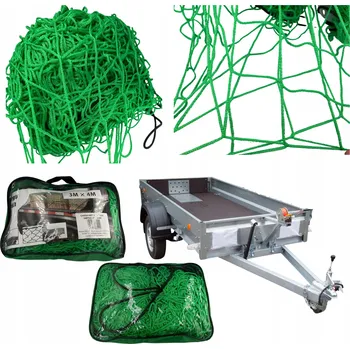 Síť na náklad SÍŤ NA PŘÍVĚS TRANSPORTNÍ SÍŤ 2X3M ZELENÁ