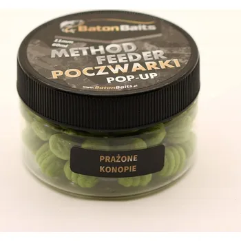 Boilies Baton Baits Pop-Up Nástrahy - Kukly Pražené Konopí 11mm