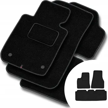 autokoberec Velurové autokoberce Motos 3 ks