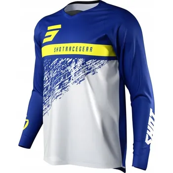 Moto bunda Mikina cross ENDURO SHOT RACING DEVO ROLL BLUE XL