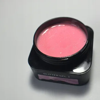 Lak na nehty Monarx Modeling gel na nehty se třpytkami Glitter 3 30ml