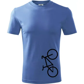 Chlapecké tričko Kolo na výšku - Tričko dětské bavlněné - 98 cm / 2 roky ( Azurově modrá )