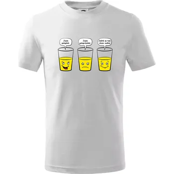 Skleničky - vodka (Hana-creative) - Tričko dětské bavlněné - 98 cm / 2 roky ( Bílá )