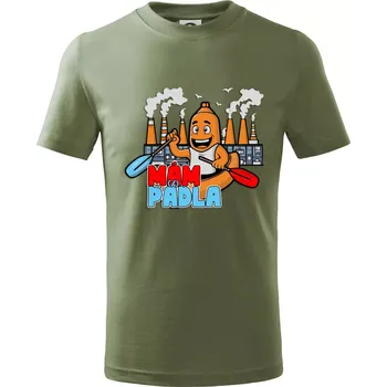 Chlapecké oblečení Mám pádla - Tričko dětské bavlněné - 98 cm / 2 roky ( Khaki )
