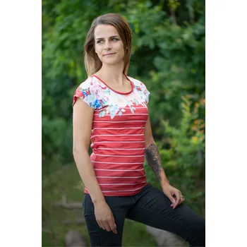 Dámské tričko Dámské triko KIXMI LOREN ČERVENÁ XS