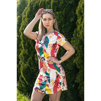 Dámské šaty Dámské šaty KIXMI PANFILA BÍLÁ S