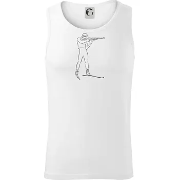 Biatlon střelba - Tílko pánské Core - L ( Bílá )