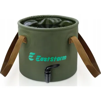 kbelík SKLÁDACÍ VĚDRO S KOHOUTKEM TURISTICKÉ NA RYBY VODU 20 L nádoba