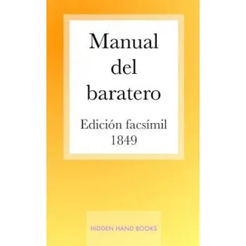 Beletrie pro dospělé Manual del Baratero: Arte de Manejar La Navaja (Anonymous)(Brožovaná)