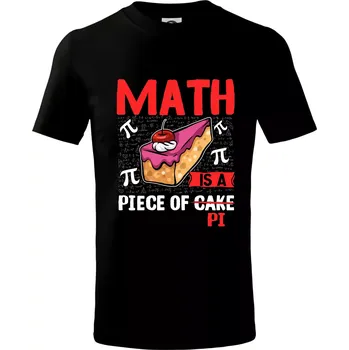 Math piece of pi - Tričko dětské bavlněné - 98 cm / 2 roky ( Černá )