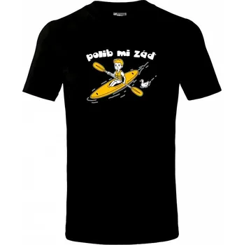 Chlapecké tričko Polib mi záď - Tričko dětské bavlněné - 98 cm / 2 roky ( Černá )