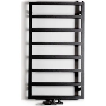 Radiátor Koupelnový radiátor vodní Luxrad 252 W 500 x 870 mm černý