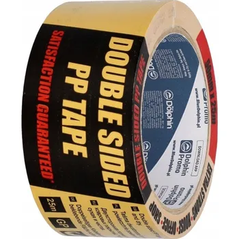 Lepicí páska Oboustranná lepicí páska PP 50 mm x 25 m Blue Dolphin