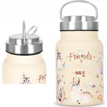 Láhev Lehká a těsná láhev 520 ml ocelová odolná NILS CAMP