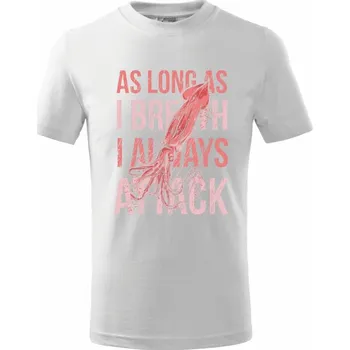 Chlapecké tričko Squid attack - Tričko dětské bavlněné - 98 cm / 2 roky ( Bílá )