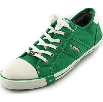 Pánská móda Nadměrné pánské tenisky MUSTANG MU4058 grün (moderní obuv - velikosti XXL)