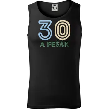 30 a fešák - Tílko pánské Core - S ( Černá )