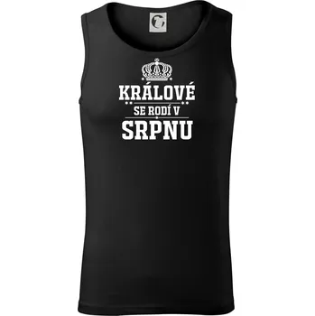 Pánské termoprádlo Králové se rodí v srpnu - Tílko pánské Core - S ( Černá )