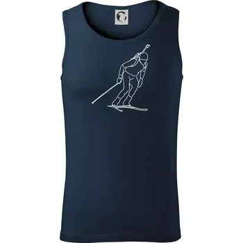 Biatlonista skica - Tílko pánské Core - L ( Námořní modrá (velmi tmavá - téměř černá) )