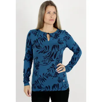 Dámská móda Dámské triko KIXMI ROAN PETROLEJOVÁ S