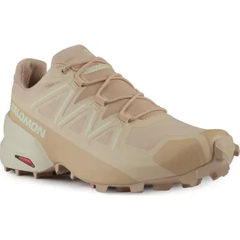 Dámská běžecká obuv Salomon Cross Evr W L47694600 - hazelnut/shortbread/canary green 37 1/3