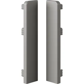 Obraz Levá koncovka, pravá koncovka Vilo PVC 16 x 80 délka 1 cm šedá