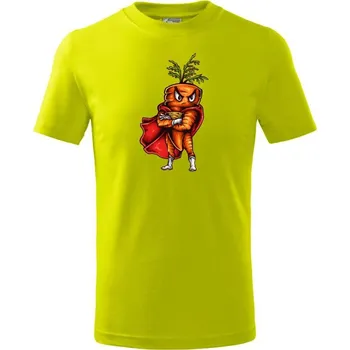 Superkaroťák - Tričko dětské bavlněné - 98 cm / 2 roky ( Limetková )