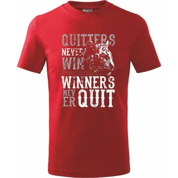 Chlapecké tričko Tiger quitter - Tričko dětské bavlněné - 98 cm / 2 roky ( Červená )