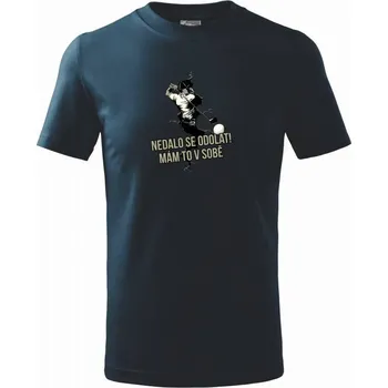Chlapecké tričko Nedalo se odolat, mám to v sobě golf - Tričko dětské bavlněné - 98 cm / 2 roky ( Námořní modrá (velmi tmavá - téměř černá) )