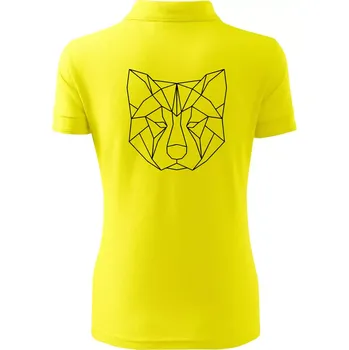 Akita Inu - Geometrie - Polokošile dámská Pique Polo - L ( Citrónová )