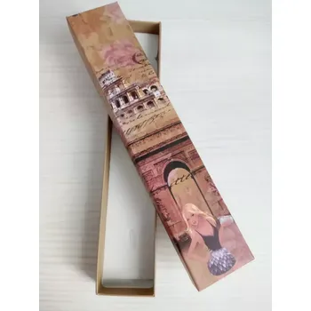 Dárková krabička Vyrobeno v Číně Dárková krabička úzká motiv móda Koloseum