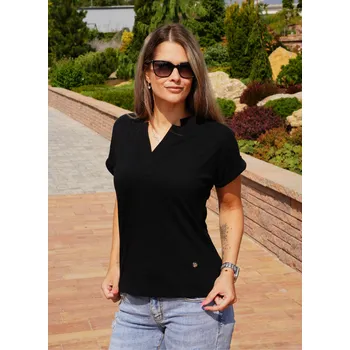 Dámské triko KIXMI SELENA ČERNÁ S