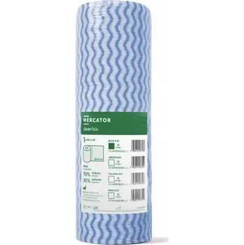 Utěrka Čisticí Utěrka z netkané textilie Mercator Fala Blue 25 ks, 40 g/m2