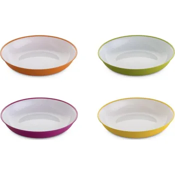 Kempingové nádobí Omada Sanaliving Soup Plate 20 cm 4 ks mix barev