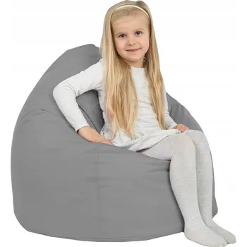 Křeslo Zahradní vak SREBRNÝ křeslo L - pro děti NYLO