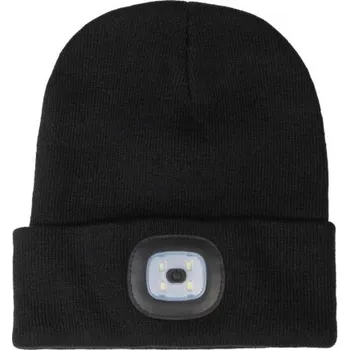 Čepice HKM čepice Honey se světlem - černá