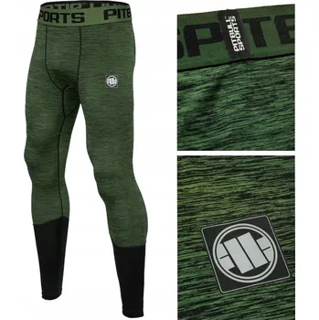 Dlouhé legíny Pitbull S zelené