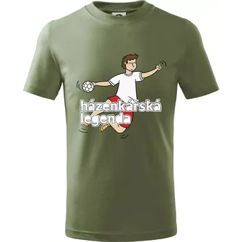 Dětská móda Házenkářská legenda - Tričko dětské bavlněné - 98 cm / 2 roky ( Khaki )