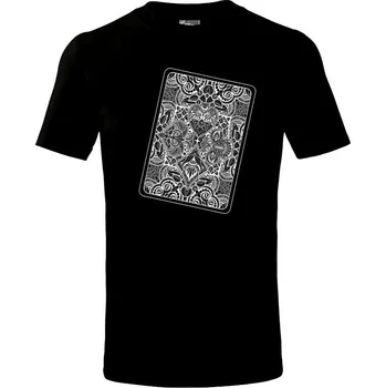 Chlapecké tričko Poker - karta abstraktní - Tričko dětské bavlněné - 98 cm / 2 roky ( Černá )